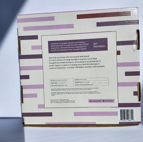 XO Sienna felt message board - Picture 2 of 4